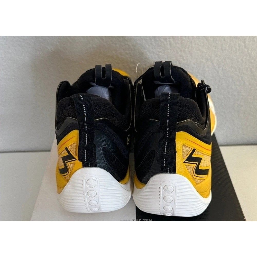 361 Degrees Zen 5 Basketball Shoes Mens Yellow Black Z-Weave