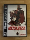 Metal Gear Solid Tactical Espionage Action Playstation PS1 Long Box CIB Complete
