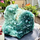 6.94LB Natural Green Fluorite Crystal Mineral Specimen Rough Stone Healing — photo 2