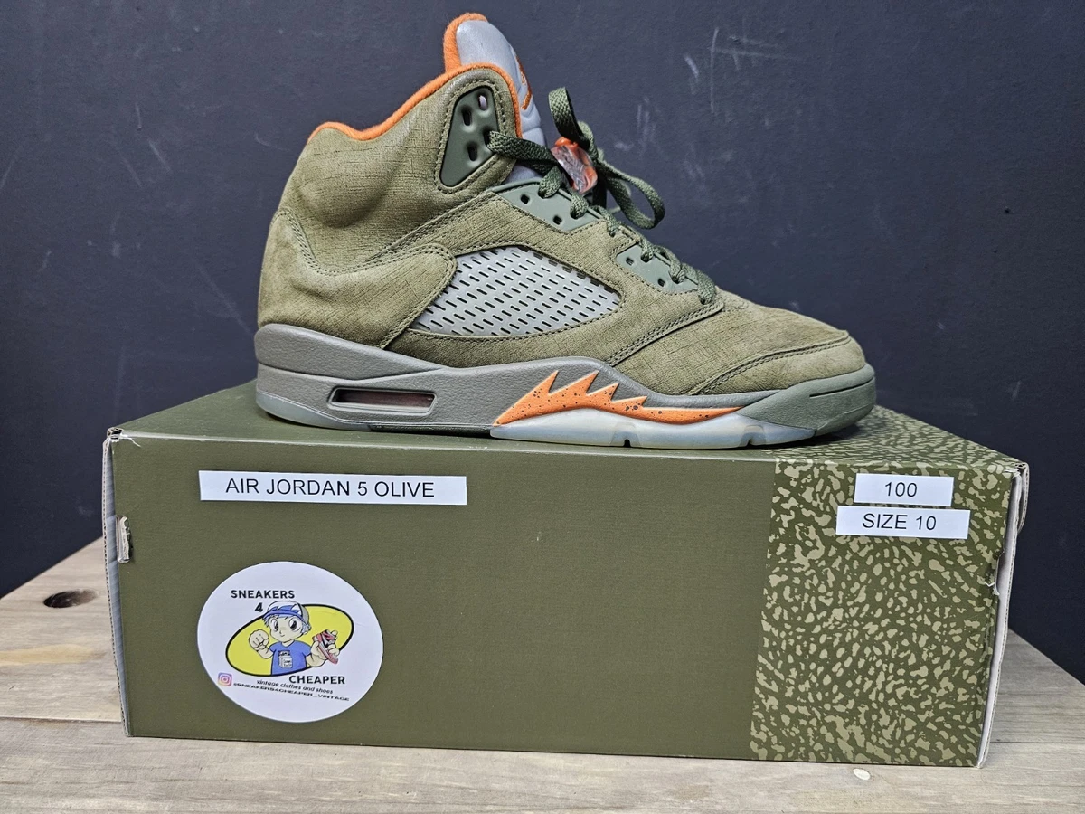 Jordan 5 Retro 2024 Olive for Sale | Authenticity Guaranteed 