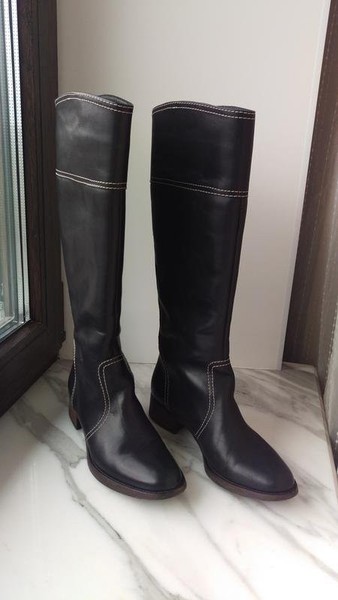 Women Gino Rossi Boots Black Leather 37 #8NMI
