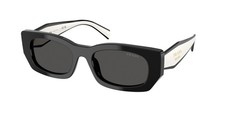 PRADA PR B05S 09Q08Z Black Dark Grey 53 mm Women's Sunglasses
