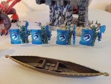 Mega Bloks Dragons Elementals Tower Dragon Fire & Water Incomplete/tiny Damage.