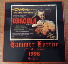 Hammer Horror - Official Licensed 1998 -  Calendar