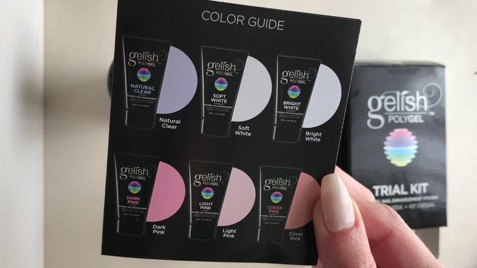 Gelish PolyGel Mejora de Uñas Colores Surtidos 2 OZ... Foto 3 de 4