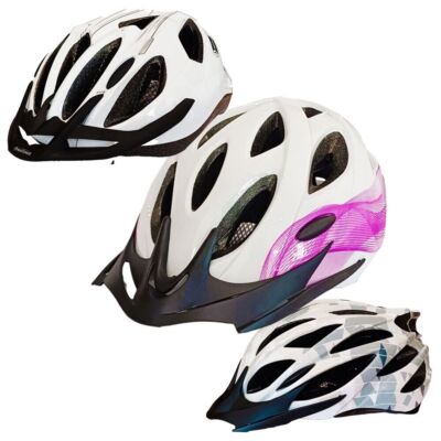 Fahrradhelm Grösse S/M, L/XL verstellbar LED Licht am Helm Luftöffnungen TÜV