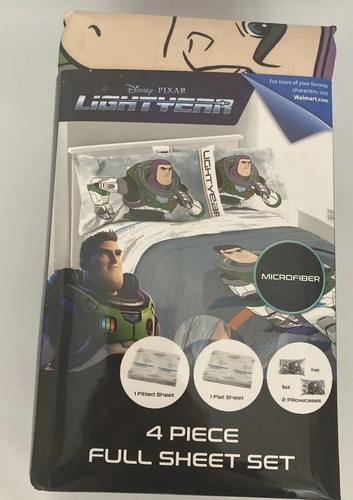4-teiliges Full Size Bettwäscheset, Disney Pixar Lightyear, Mikrofaser - Bild 2 von 7