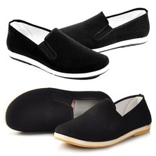 Men Special Chinese Cloth shoes handmade Kung Fu slippers Tai Chi shoes Driving