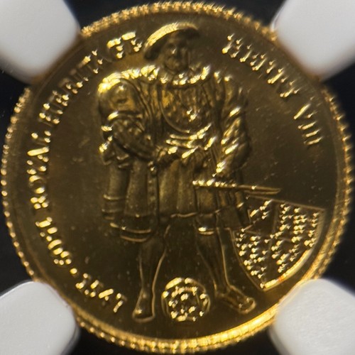 FALKLAND ISLANDS. 1997, 2 Pounds, Gold - NGC PF69 - Top Pop 🥇 King Henry VIII - Picture 3 of 5