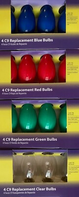 4 Light Keeper Pro Ceramic Style C9 Replacement String Light Bulbs - Your Choice