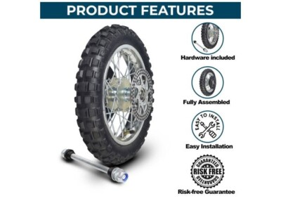 Rear Wheel Assembly for Razor MX500 and MX650 Dirt Rocket Electric