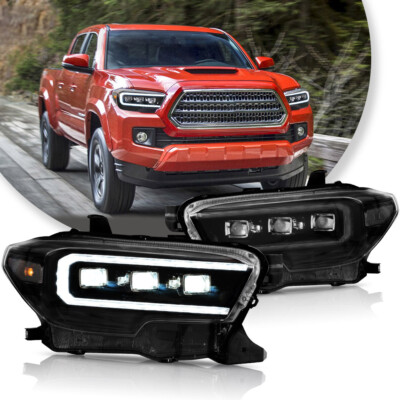 VLAND FULL LED Projector Headlights For 2016-2023 Toyota Tacoma W/Sequential