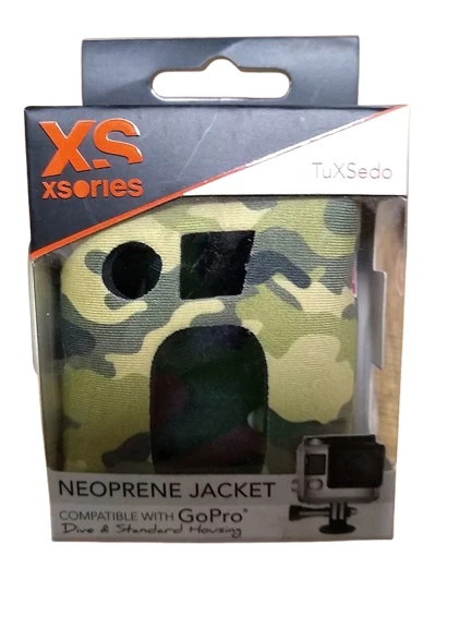XSories TuXSedo Neoprene JACKET for GoPro Hero 3 3+ 4 Dive/Standard Jungle Camo - Image 2 of 2
