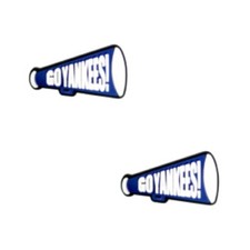 MLB New York Yankees Baseball Team For Crocs Shoe Charms Jibbitz - 2 Pieces