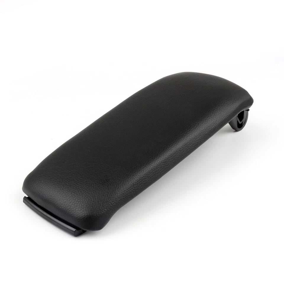 PU Leather Center Console Armrest Cover Lid For Audi A4 S4 A6 2000-2008 Black Foto 3 de 4