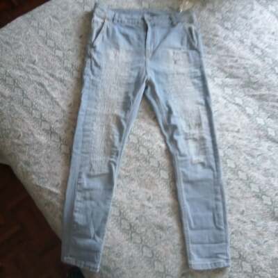 Twinset Pantaloni Bianchi Con Frange Jeans Twin Set Simona