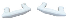 2 poignées en porcelaine blanche - Paire de poignées Tiroir Porte ...