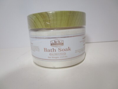 APOTHECARY Bath Soak Goat Milk & Honey 13.5 oz. NEW & FREE SHIPPING!