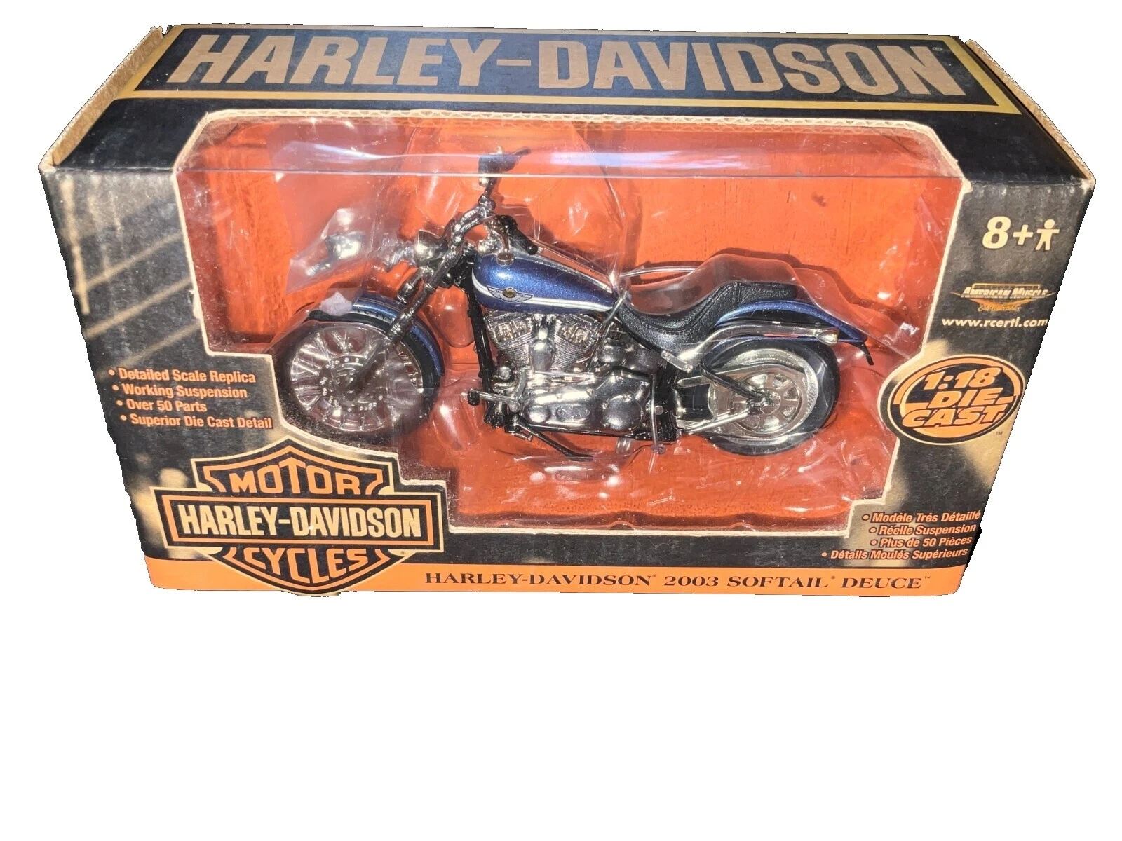 Harley-Davidson 2003 Year of Manufacture Contemporary Manufacture Diecast Motorcycles & ATVs