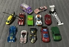 Hot Wheels LOT Of 13 Vintage Diecast Toy Cars Zebra Dragster Chevy S10 Star Wars