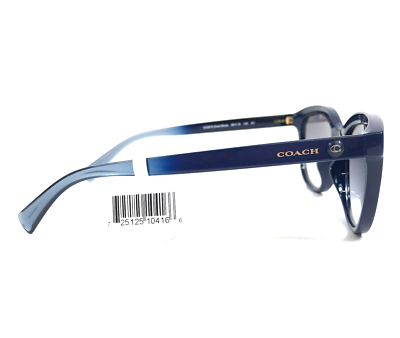 Coach Sunglasses HC8285U L1137 502879 Dark Blue Asian Fit w Blue Gradient Lenses Coach Sunglasses HC8285U L1137 502879 Dark Blue Asian Fit w  main image 2