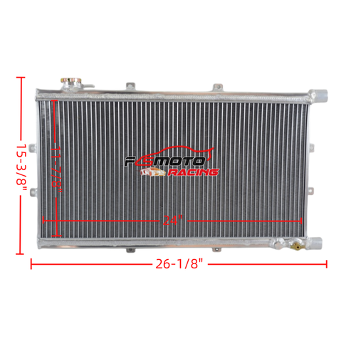 26"×12" Aluminum Universal Radiator Heat Exchanger Water to Air ...