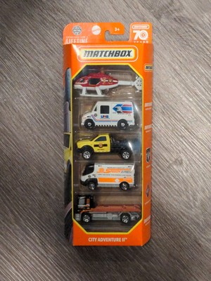 Matchbox 5-Pack | City Adventure II | RAM ESTAR Helicopter Mail Truck | NIB