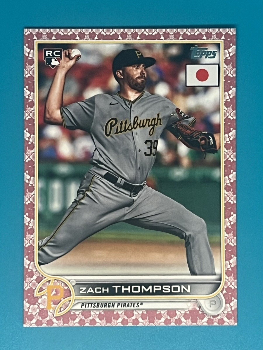 2022 Topps Japan Edition #206 Zach Thompson Pirates Rookie Cherry