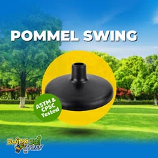 SWING SET STUFF INC. POMMEL SWING black fun outdoor playground boy girl toy 0268