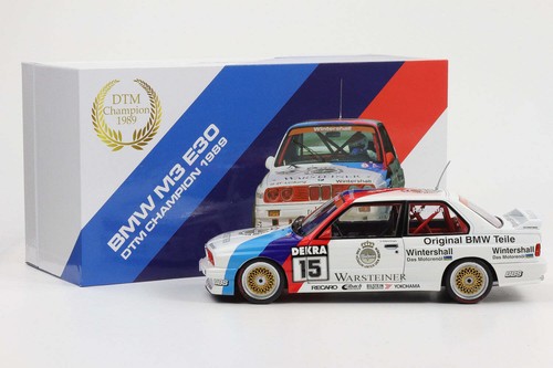 1:18 BMW M3 E30 #15 CAMPEÓN DTM 1989 Roberto Ravaglia WERK83 CAJA - Imagen 6 de 6