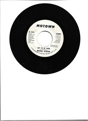 1971 MICHAEL JACKSON ''GOT TO BE THERE'' RARE PROMO DJ COPY!! 45 rpm 7''