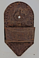 Streichholzwandbeh&auml;lter Blech gepr&auml;gt um 1900 (101762)