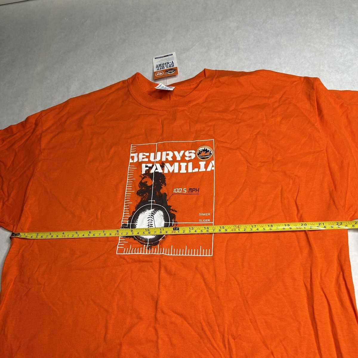 JEURYS FAMILIA New York Mets Tshirt Size Adult XL McDonalds 