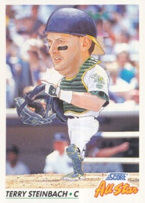 #440 ALL STAR TEAM # TERRY STEINBACH # BASEBALL CARD SCORE NFL '91