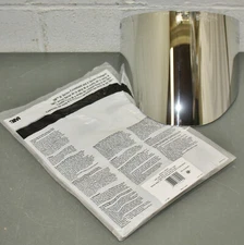 3M Aluminized Face Shield Window 82504-00000, WP96AL, 9" x 14-1/2" x .080" Clear