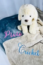 Small Dog Blankets, Monogrammed, Embroidered, Personalized for small dogs 28 by