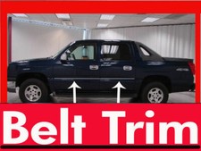 For Chevy Avalanche Chrome Body Side Molding Trim Kit 2001-2006