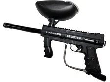 Tippmann Model 98 Custom Platinum Paintball Gun With Barrel Feeder Loader Hopper