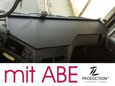 LKW-Tisch DAF Euro 6 (XF106) durchgehender Ablagetisch + Antirutschmatte Schwarz