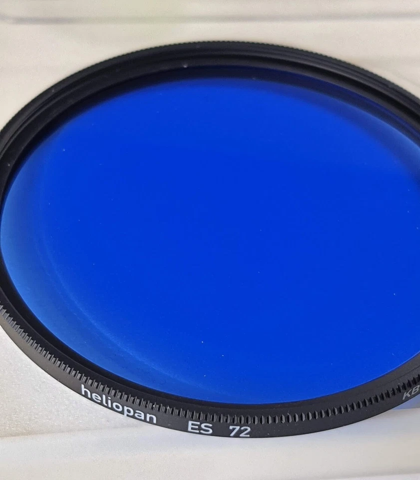 Heliopan 72mm KB 15 80A Blue Cooling Color Coated Lens Filter Germany 72 mm ES72 - Image 4 of 4