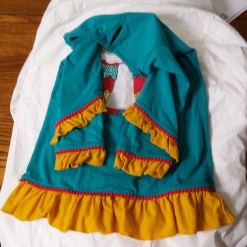 Rare Editions Girls Top And Leggings 2pc Owl Appliqué Ruffles Size 6X c - Picture 5 of 16