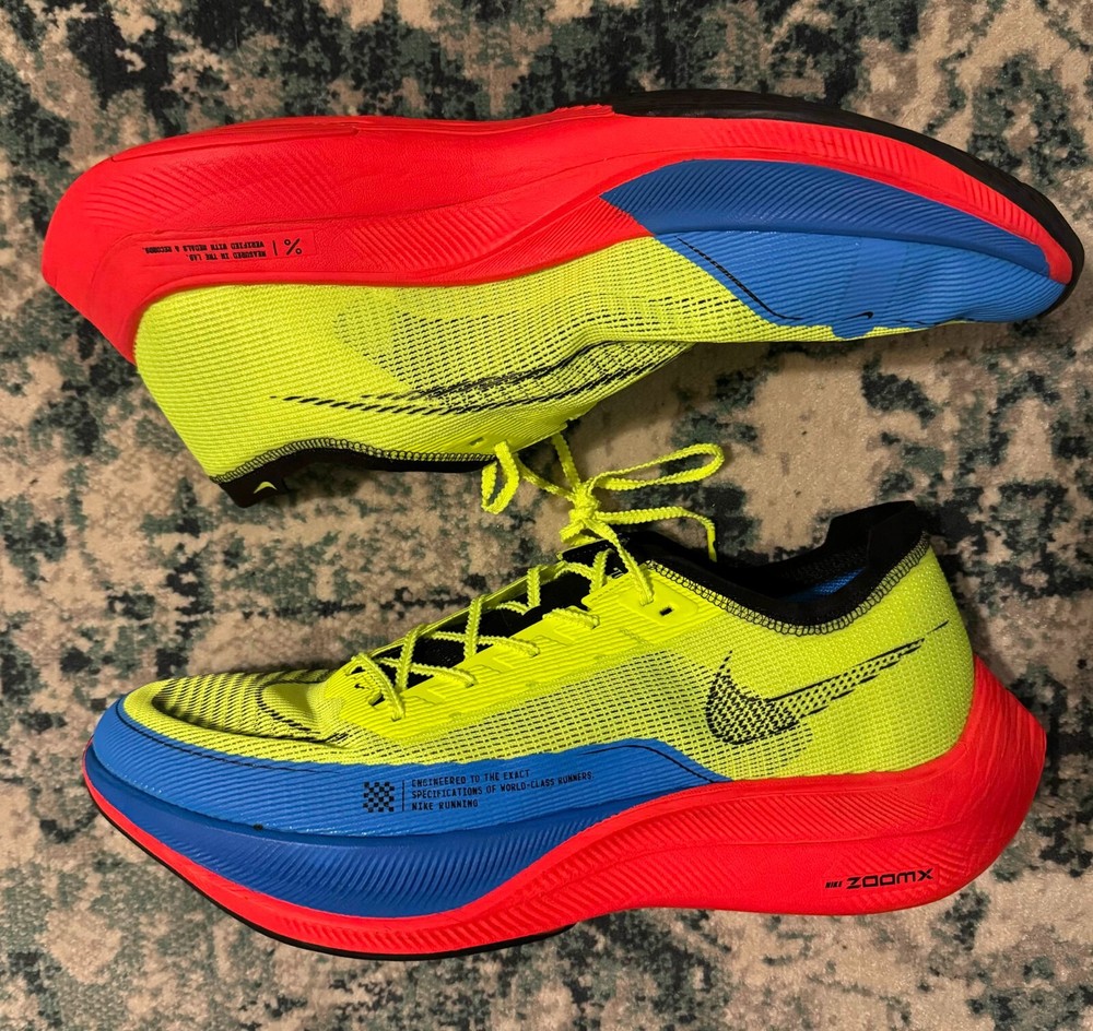 Men's Nike ZoomX Vaporfly NEXT% 2 Size 15 Volt DV3030-700 Running Shoes