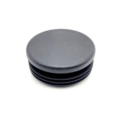 #ad #ad 2quot; Tubing Plug Black Round End Cap Bumper Chair Glide Snap In for 2 in OD Pipe $12.95