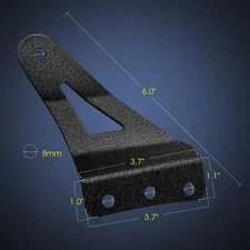 Nilight 50/52/54" Curved LED Light Bar Mount Brackets for 99-06 Chevy Silverado