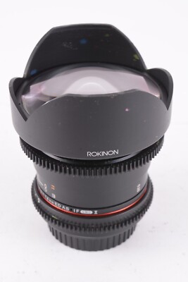 Rokinon 14mm f/3.1 ED AS IF UMC II Fish Eye Prime Lens For Canon READ #T-J8067