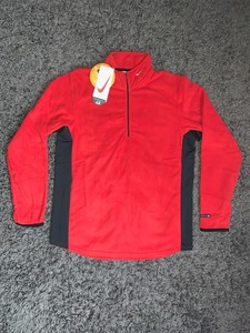 red nike quarter zip mens