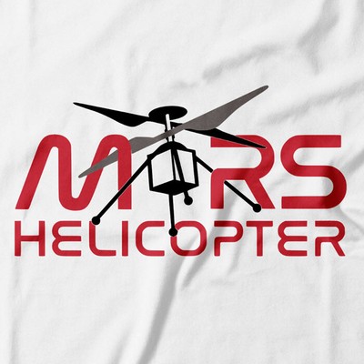 Official JPL's Mars Helicopter Ingenuity NASA T-Shirt Inisignia 