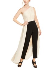 adrianna papell colorblock jumpsuit