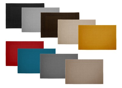 Set 6 Tovagliette Americane Antiscivolo - Color Senape, In PVC Lavabile - Foto 4