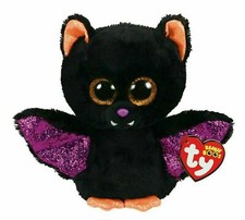 Ty Beanie Boos 🎃 RAVEN The BAT 6" Claires Exclusive Glitter Eyes New MWMT's